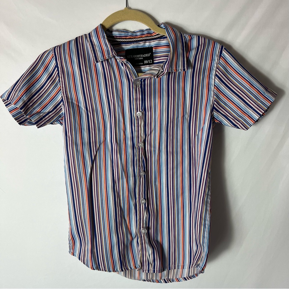 Striped button up
